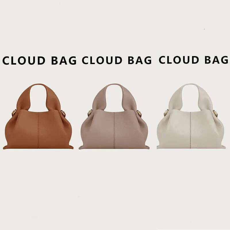 Women's Bags handbag New Women's Ladies Simple Dumpg Handbag Shoulder Cloud Bag French Brand