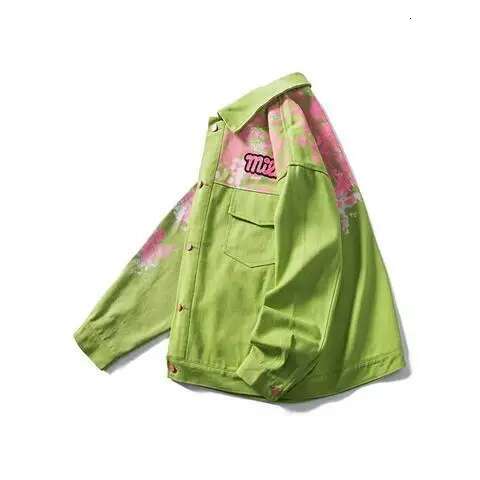 Fashion Printed Chic Jacket Loose Student Polo Baseball Suit Men's Women Versatile Casual Coat