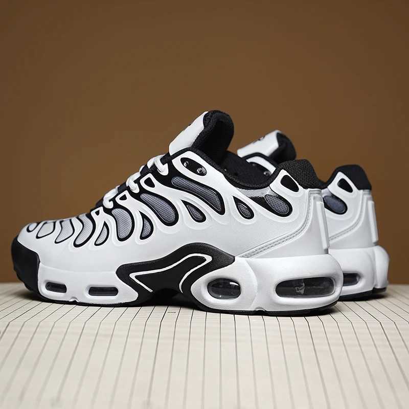Men Running Shoes Air Cushion Mens Spring and Autumn New Trendy Breathable Soft Bott Mens Casual Sneaker Air cushion shoes Z250411