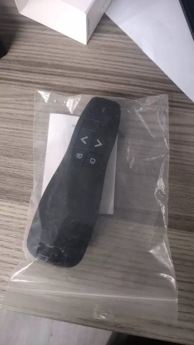 2.4GHz USB Wireless Presenter Red Laser Pen PPT Remote Control with Handheld Pointer for PowerPoint Presentation
