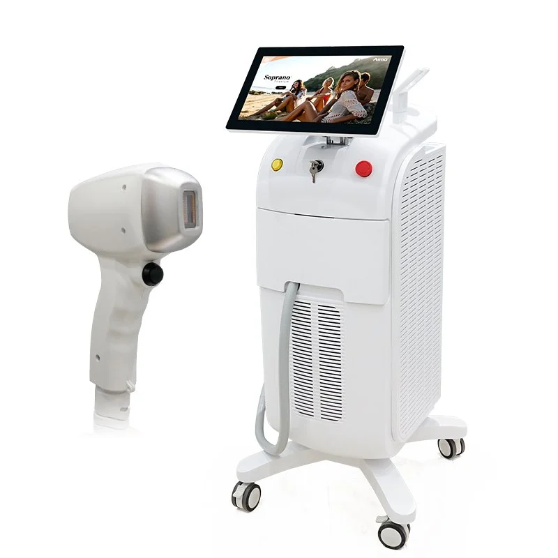 soprana Ice Titanium 808nm Hair Removal Permanent Alexandrite 755nm 808 1064 Diode Laser Hair Removal Machine