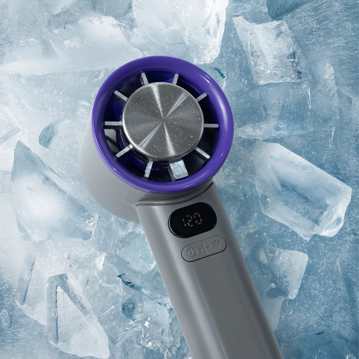 portable fan with 120 Speed handheld mini instant cooling ice mode rechargeable stylish female outdoor personal 250313