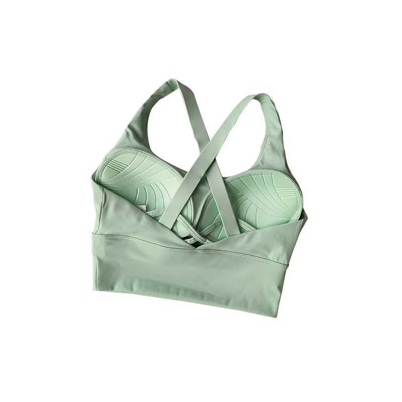 Active Shirts Tees All-in-one Sports Bra Collection Breast High-intensity Professional Shock-proof Huddle Running Bra Fitn Bra Summer Cloth Y2503126WS