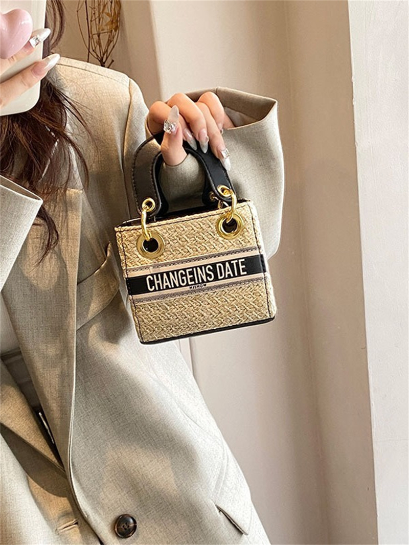 free shipping designer Shoulder Bags for woman Casual Fashion Knitting letter vintage Artwork flap