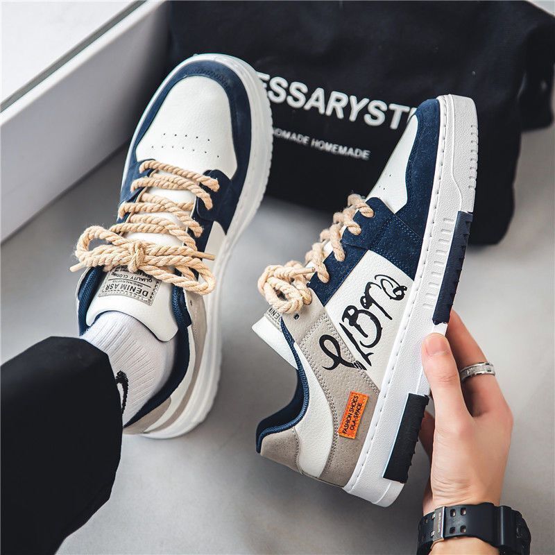 2025 New Breathable Little White Men's Multi functional Small and Popular Board Shoes Thick soled Sports Designer Trendy Fashion Shoes