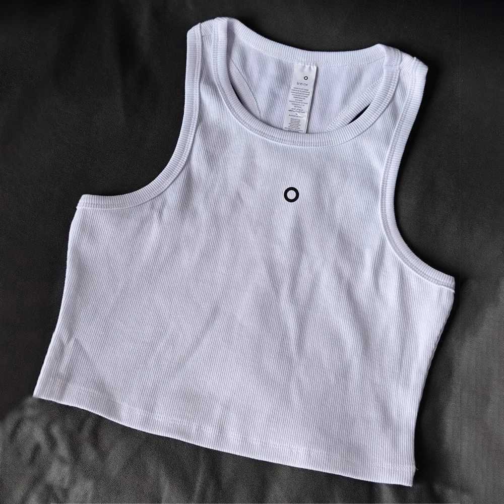 Active Shirts Tees LO womens Aspire tank knit vest Slvel Seam short training exercise gym womens top running slimming vest Y250312KY2S