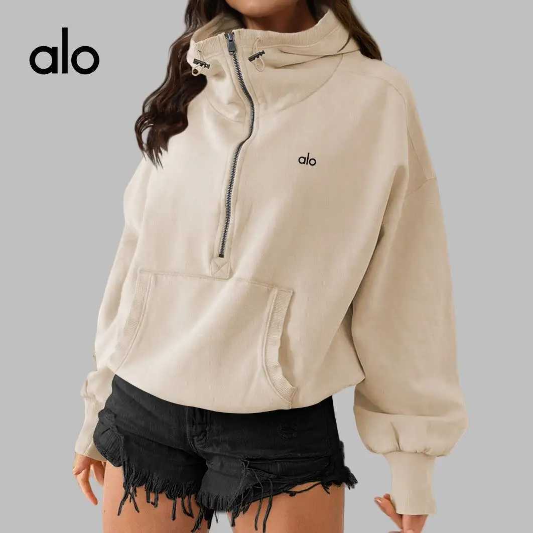 Active Shirts Tees Fashion Sweatshirts Clothes Casual Comfortable Outdoor Sports Zipper Drawstring Long-Slved Hoody Hoodie For Women Y2503121HR2