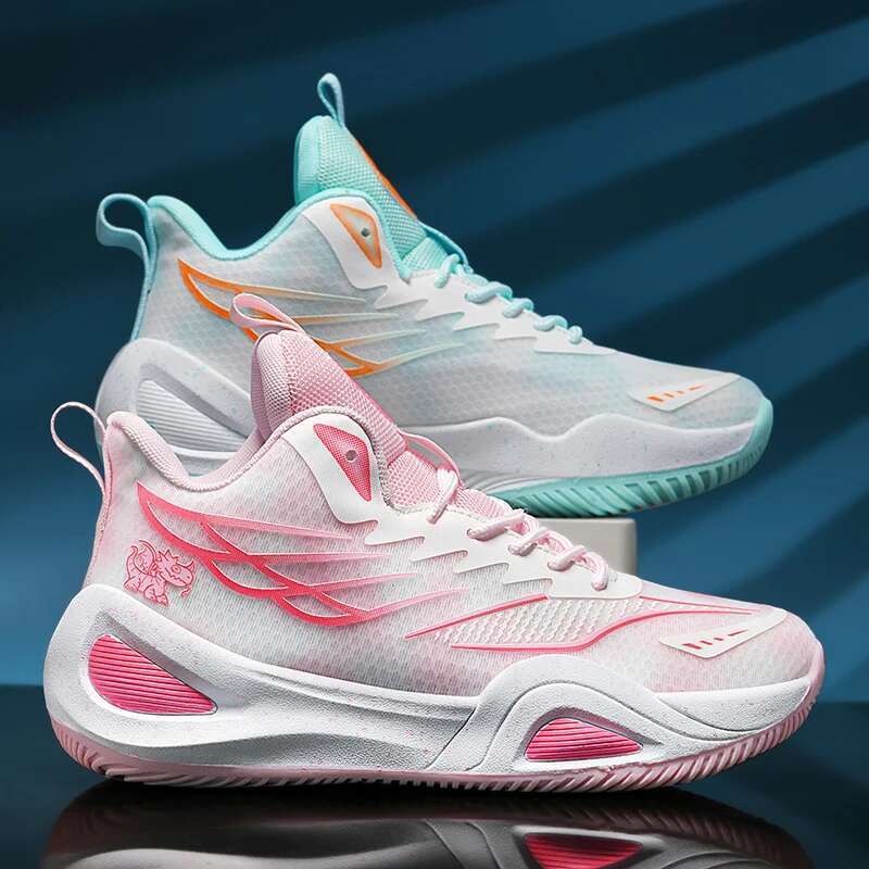 Trend Women's Sneakers Basketball Couple's Super Light Men's Shoes Breathable Comfortable Fiess Training Running