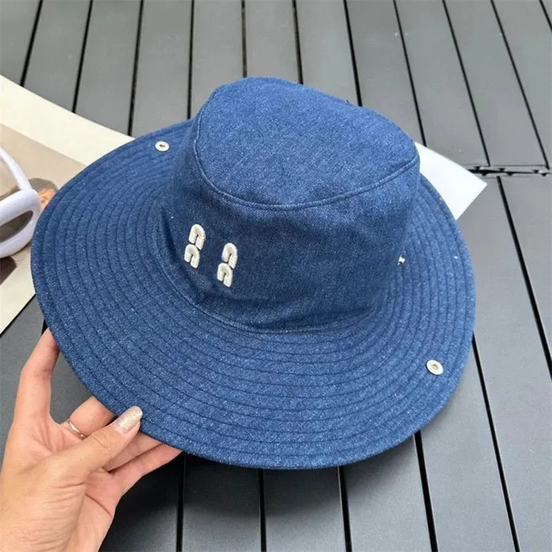 bucket hat Foldable Hats designer bucket hat Women Visitor Travel Fisherman Hat Mens Cowboy Sunhat Cap Sunscreen Farm Hat Prevent Outdoor with Adjustable