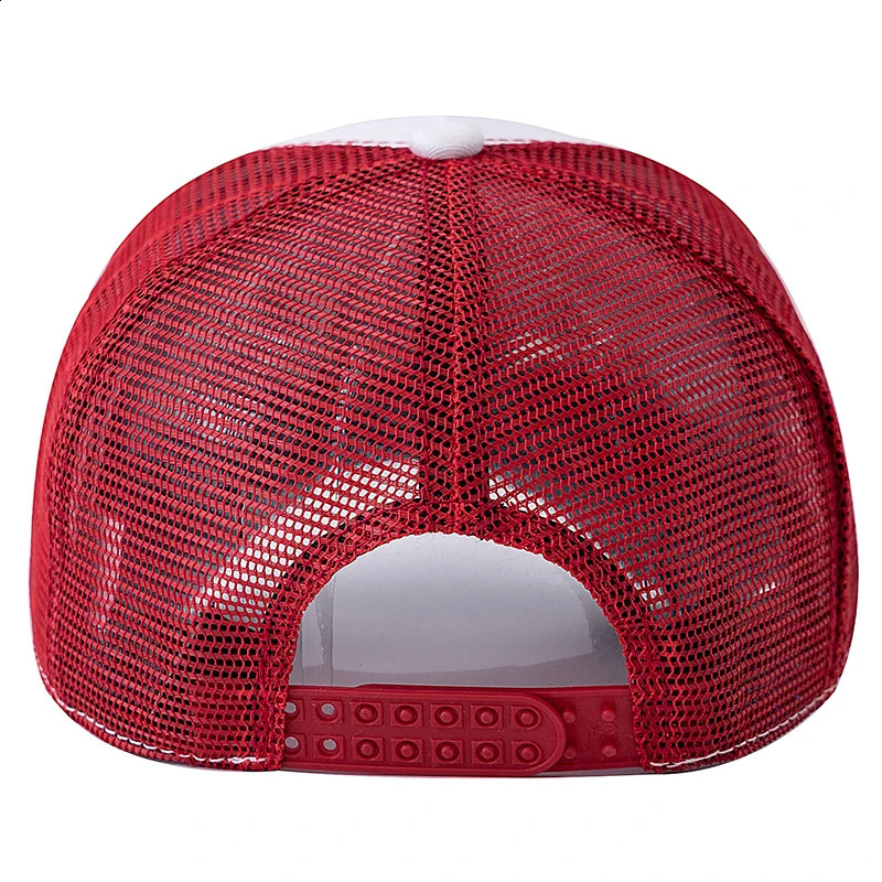 Home>Products>Neutral Summer Fishing Hats>Breathable Mesh Truck Hats>Da Ye Niu Embroidered Snap Cap 250313