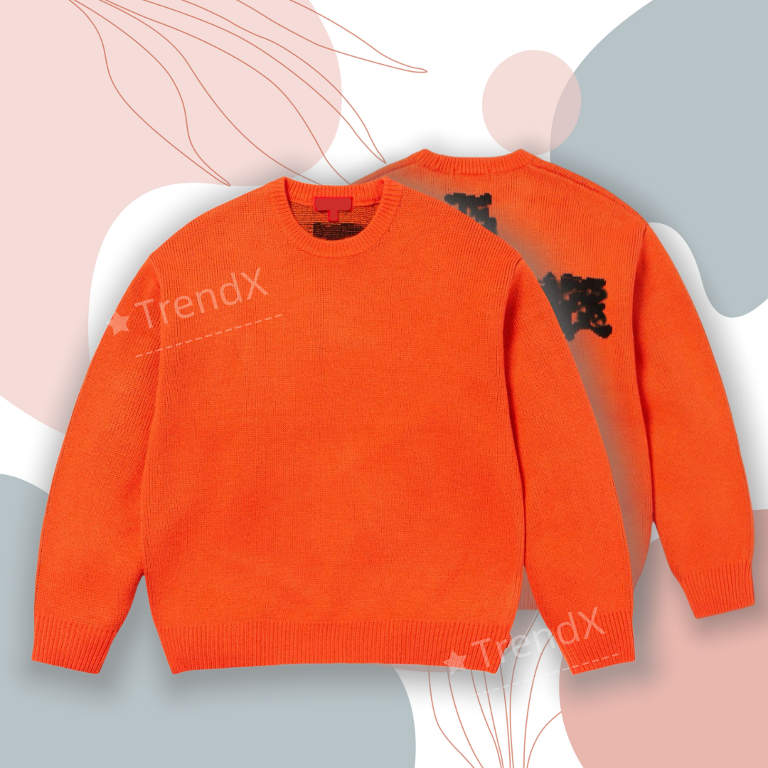 Elegant and Warm Knit Crew Neck Sweater Ideal Fashion Statement for Everyday Use