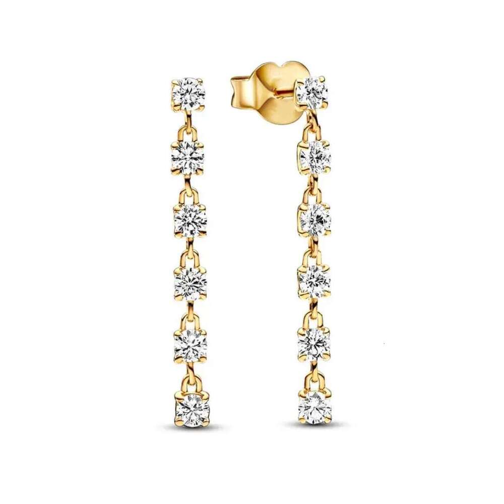 925 Sterling Silver Sparkle Timeless Love Rose Two-Tone Sun And Moon Earrings Beautiful Anniversary Gift For Women Jewelry