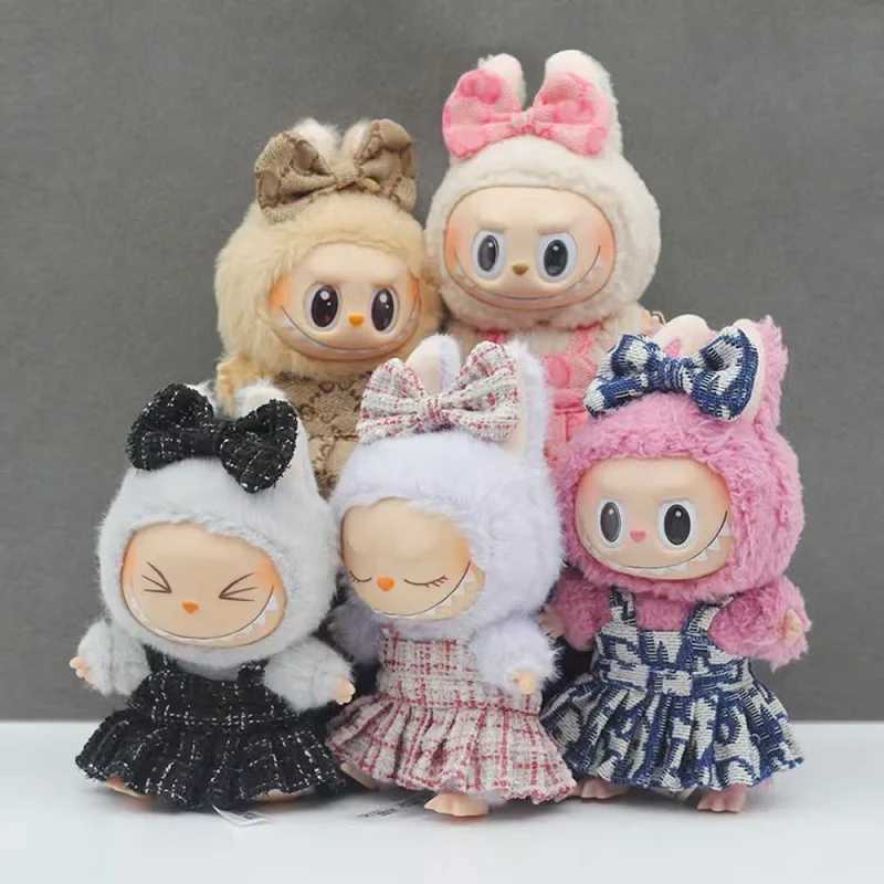 17CM Labubu Clothes Doll Clothes Outfit Accessories Designer Dress Set DIY Mini Dolls Clothing Girl GiftT250313