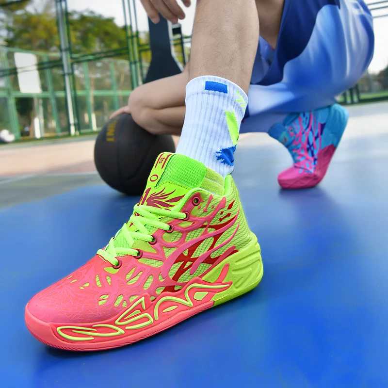 Mens Basketball Shoes Breathable Cushioning Non-Slip Wearable Runing Shoes Gym Training Athletic Basketball Sneakers for Wen Z250326