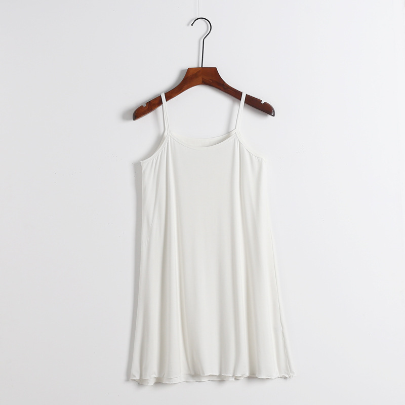 B775-Suspender skirt for women, loose vest skirt for pregnant women, mid-length petticoat, home nightdress