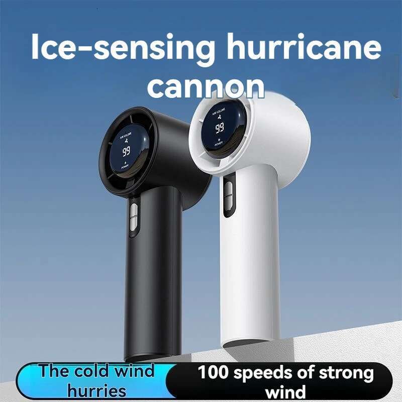 Handheld high-speed USB charging mini portable 100 speed turbo violent small fan 3000mAh