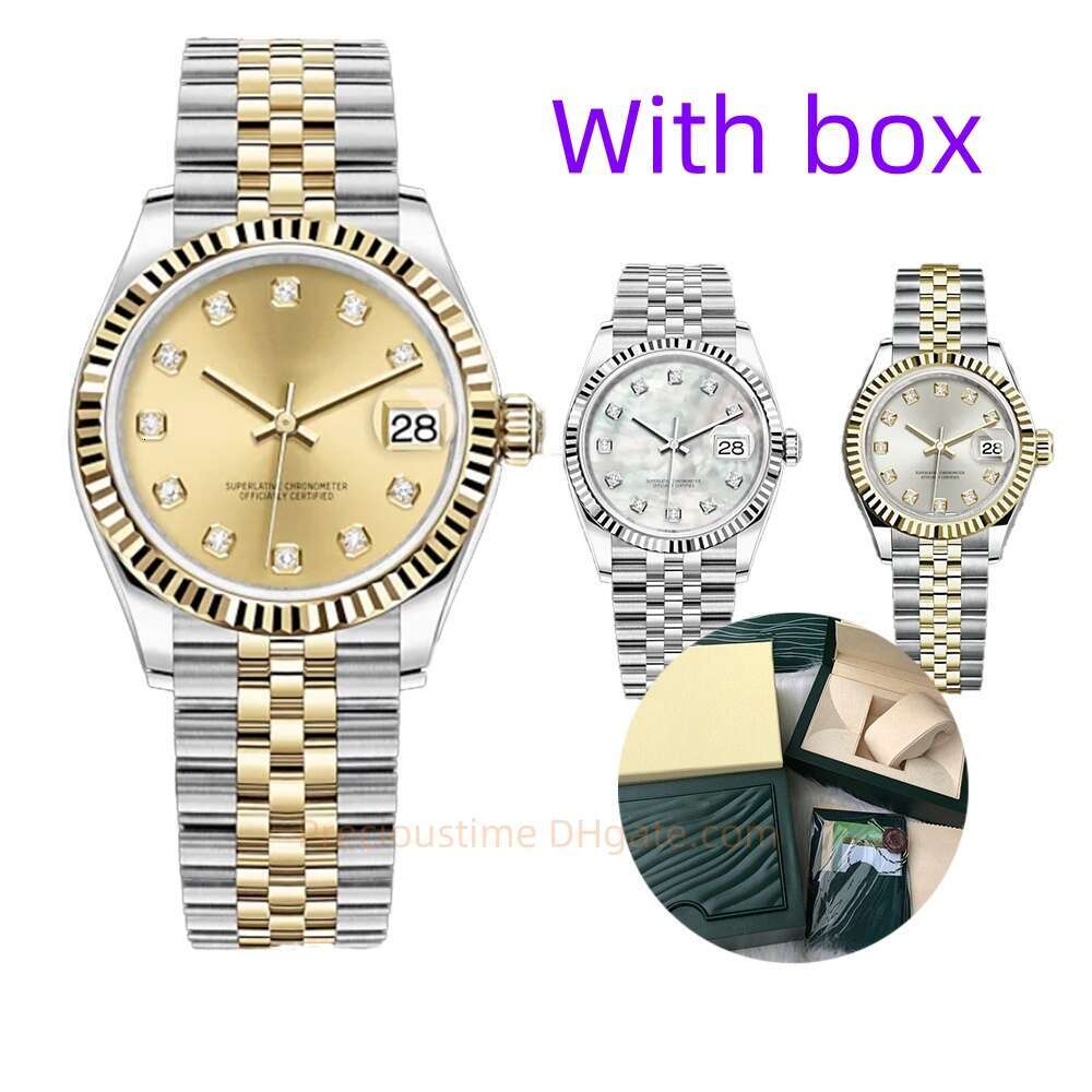 Men's watch aaa 41MM 36MM Automatic Mechanical Watch 28mm 31mm Quartz Watch Designer Sapphire Glass Waterproof Lady's Watch With Box High-Quality Women's Watches