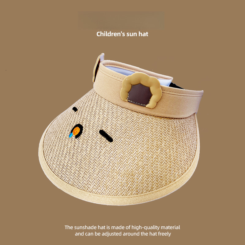 Children's hat girls and babies, summer sun empty top, outdoor activities for children, fisherman hat, baby baseball cap