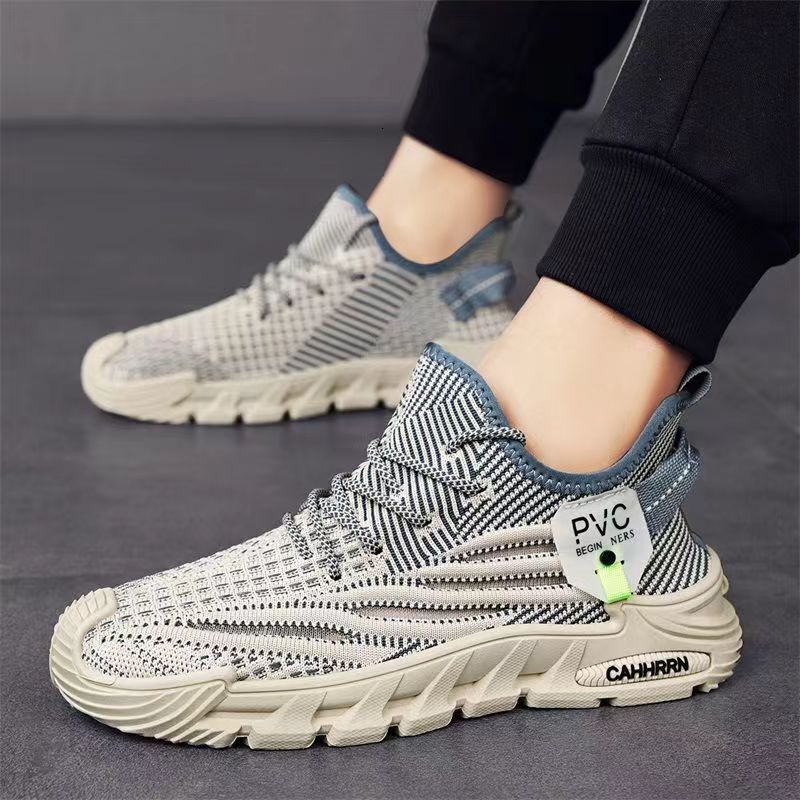2025 New Thin and Transparent Designer Trendy Fashion Low cut Lace Running Thick soled Men's Shoes
