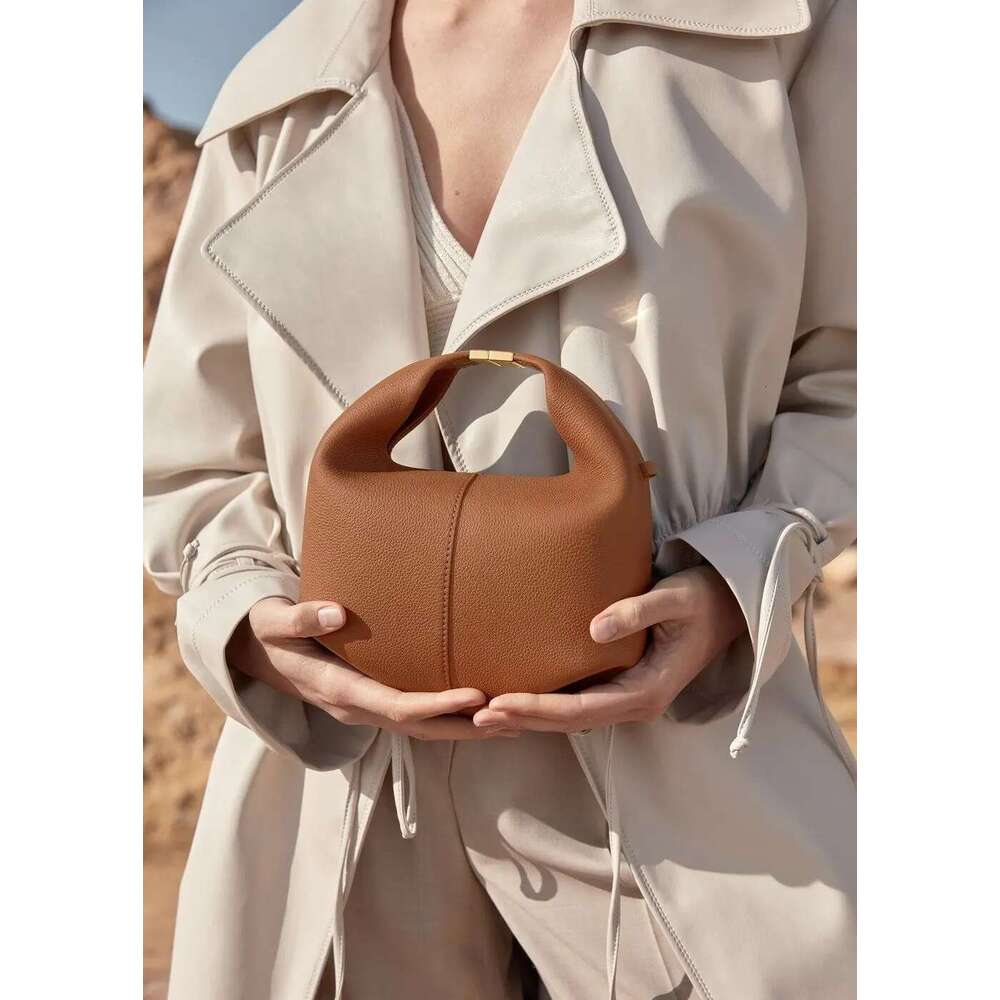 Women's Bags Women's Bags Women Cowhide Crossbody Bag Solid Color Shoulder Bags All-Match Ladies Gold Buckle Handbags