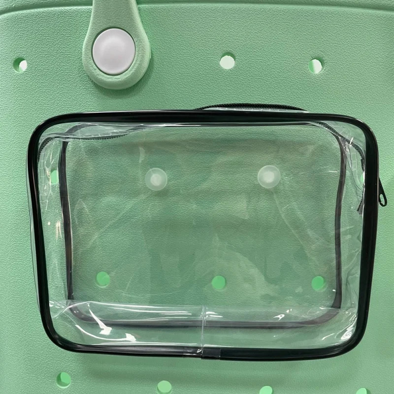 Extra Large Bogg Bag Accessories Waterproof EVA Beach Storage Basket Women Travel Shopping Handbag Jelly Sac Bogg Bag Organizer R250312