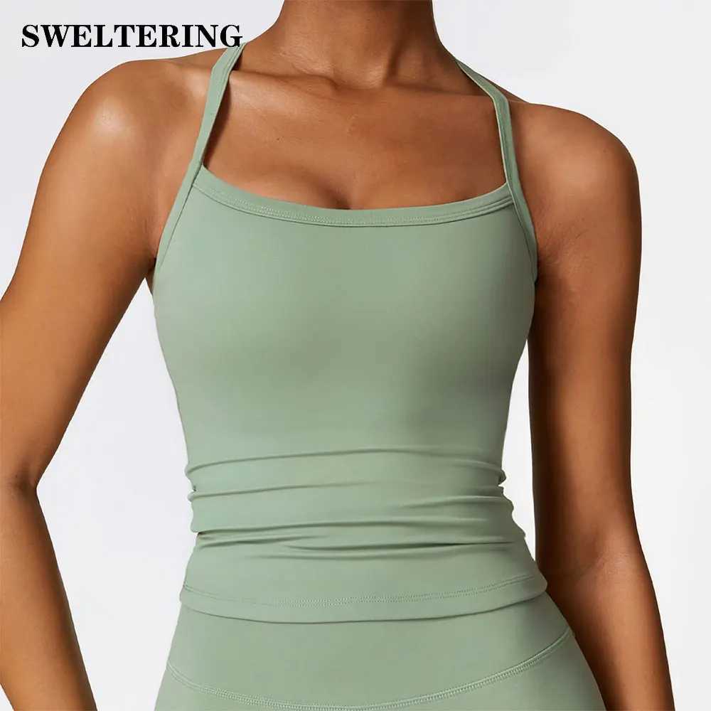 Active Shirts Tees Women Cross Back Sports Bra Breathable Shock Proof Gym Workout Fitn Push up Top Running Active Sportswear Vest Bra Y250312BP8L