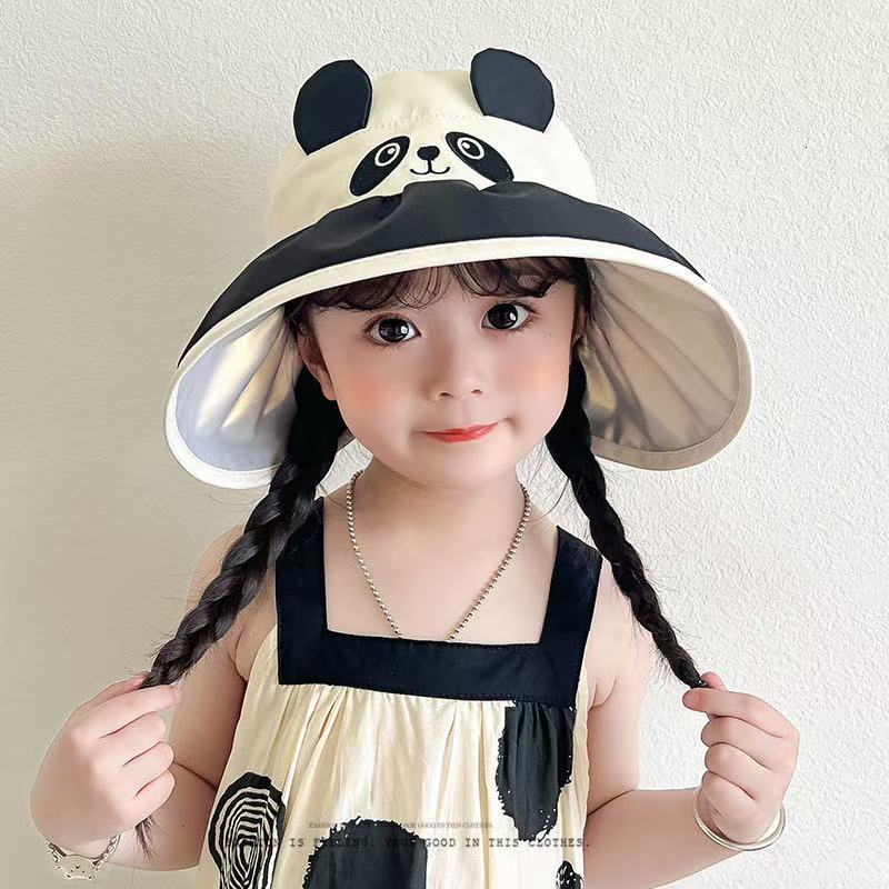 UPF50+shawl hat summer babies, UV resistant sun for girls, big brim beach neck protection baseball cap