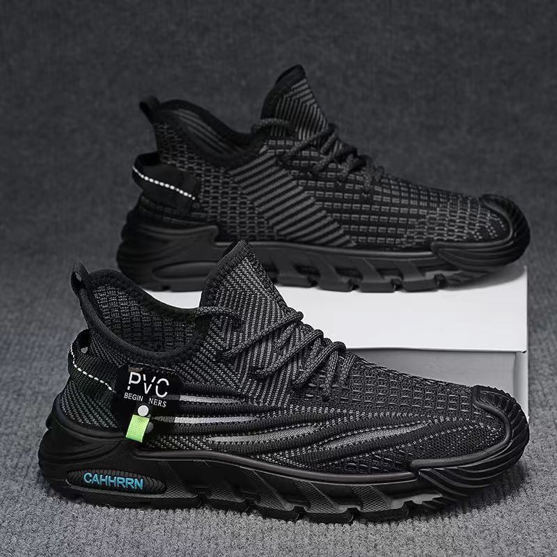 2025 New Thin and Transparent Designer Trendy Fashion Low cut Lace Running Thick soled Men's Shoes