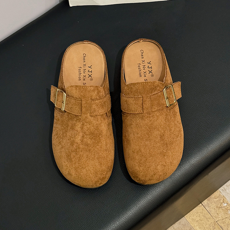 Thick-soled single-toed shoes Designer free Shipping External penetration Women sandals Can be worn outside can be home single shoes hot sale 2025