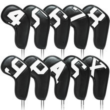 PU Golf Putter Headcover Sticker Buckle Golf Club Protective Cover Caps Universal Anti-Collision Pressure Outdoor Accessories 240430