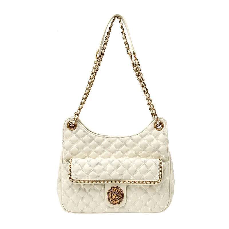 Light Brand Women's Handbag New Designer High-Quality Shoulder With Contrasting Color Crossbody Chain Bucket Bag