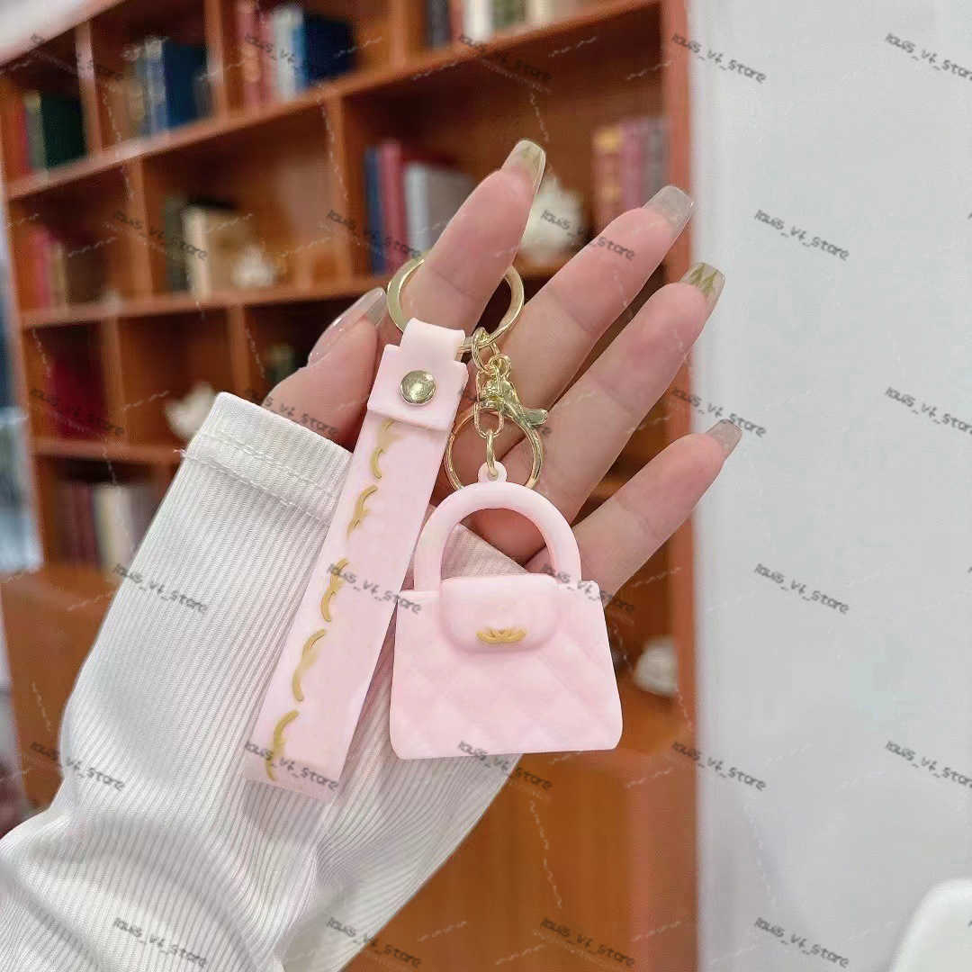 Key Rings simulation keychain mini bag pendant womens car keychain small gift H250313 K0JM