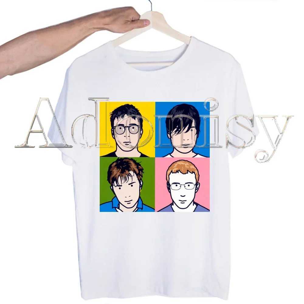 Blur Mens Tshirt Cute Printing Shirt Mens Fashion T-Shirt For Men Casual Tops Short Slve X250313