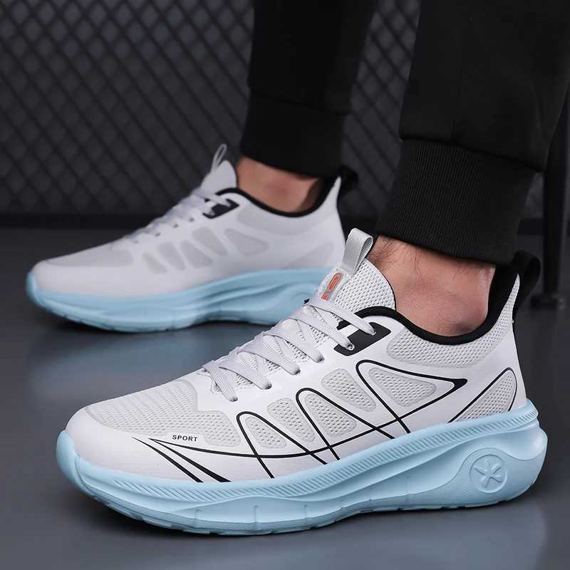 Light Cfy Mens Running Shoes Mesh Breathable Sports Jogging Shoes Outdoor Sneakres Men Leisure Walking Shoes M Footwear Z250411