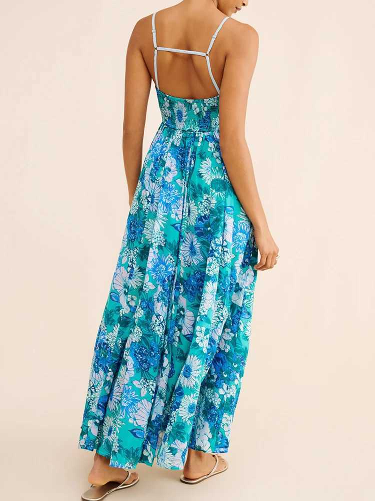 Urban Sexy Dresses V-neck loose decal work casual wear Dr womens summer Slvel printing elegant party Dr simple retro women Dr Y240312HKBJ