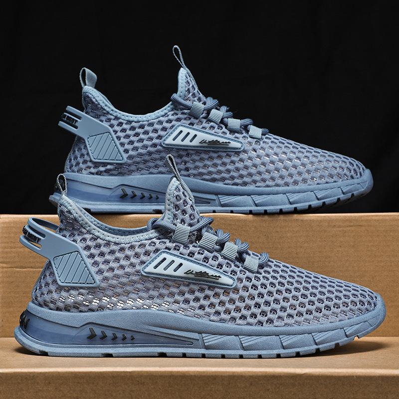 2025 New Men's Breathable Thin Edition Designer Trendy Fashion Hollow Mesh Sports and Leisure Summer Fashion Shoes