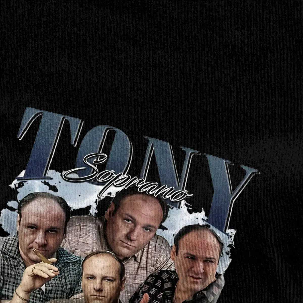 Vintage Tony Soprano Bootleg Men Women T Shirts The Sopranos Movie Funny T Shirt Short Slve O Neck T-Shirt Cotton Tops X250313