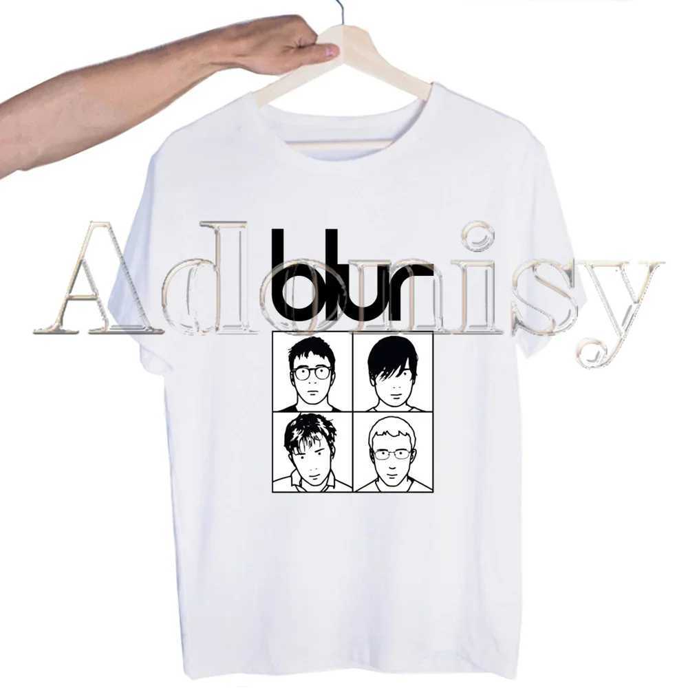 Blur Mens Tshirt Cute Printing Shirt Mens Fashion T-Shirt For Men Casual Tops Short Slve X250313
