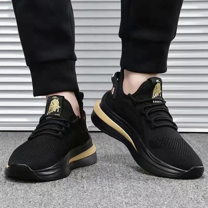 2025 new men's summer designer trend fashion breathable sports fashion versatile running men's shoes casual and comfortable