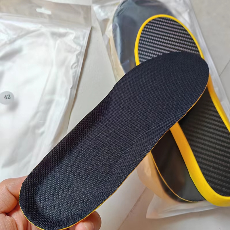 Carbon Fiber Insoles Support Adult PU Insoles Non-Slip Deodorant Shock Absorption Sports Insoles