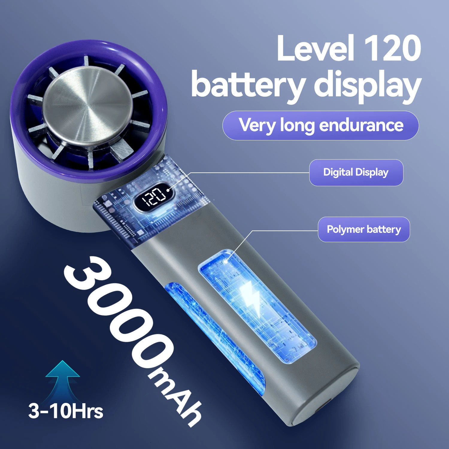portable fan with 120 Speed handheld mini instant cooling ice mode rechargeable stylish female outdoor personal 250313