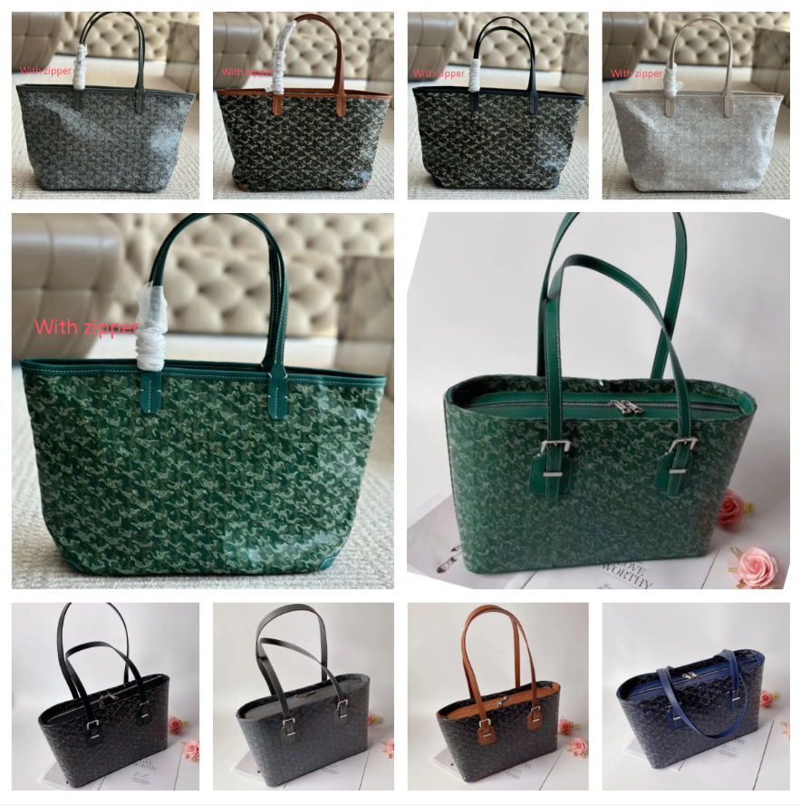 Tote bag shoulder bag zip purse women luxury handbag beach bag Composite Large Capacity outdoor shopping travel bag