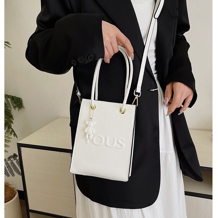 Free Shipping New Designer Bag TOUS Fashionable Women's Shoulder Crossbody Bag Embossed Letter Handbag Wallet