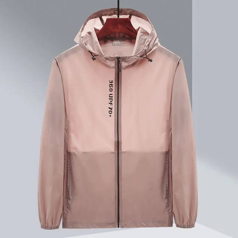 Summer Ice Silk Quick Drying Ultra Thin UV Protection Sun Outdoor Thermal Insulation Couple Hooded Fishing Suit 250313