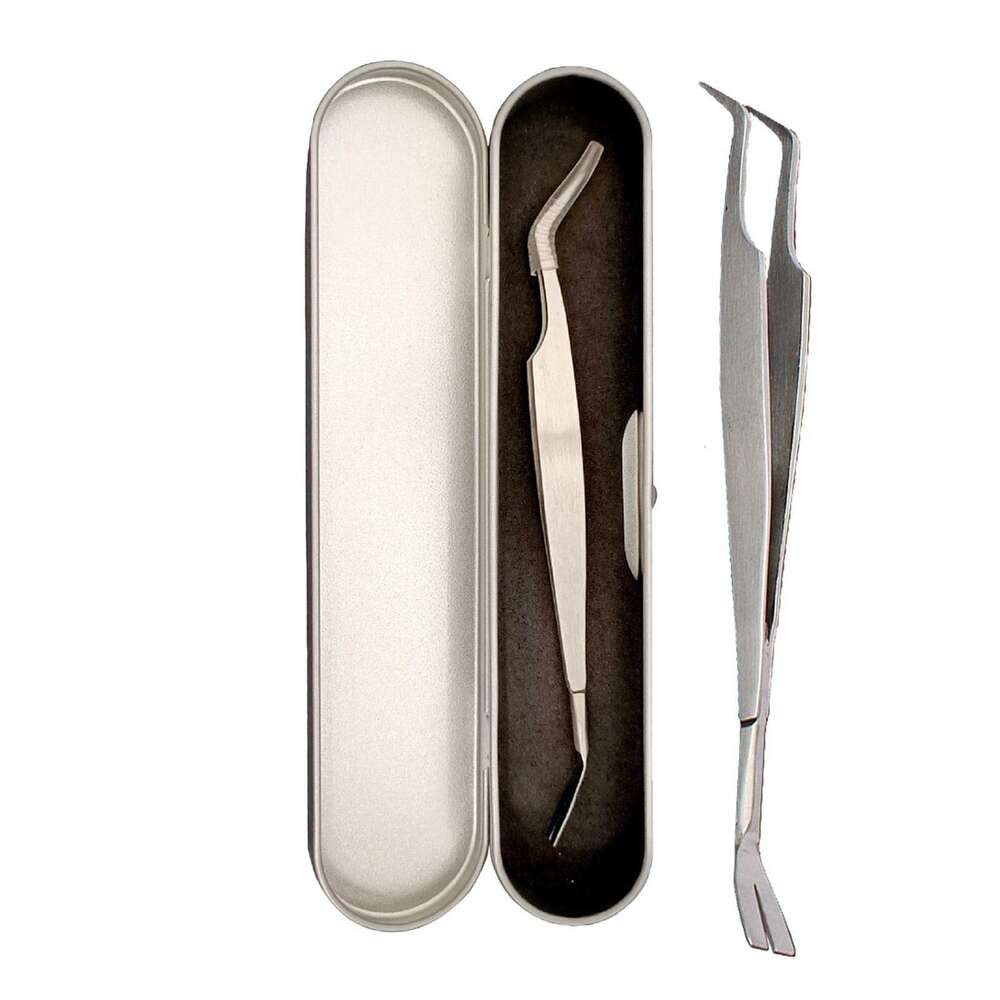 DHpet Stainless Steel Pet Dog Lice Clip Flea Tweezers Small Comb Clip Cat And Dog Lice Flea Clip Cleaning Tool Tick Clip