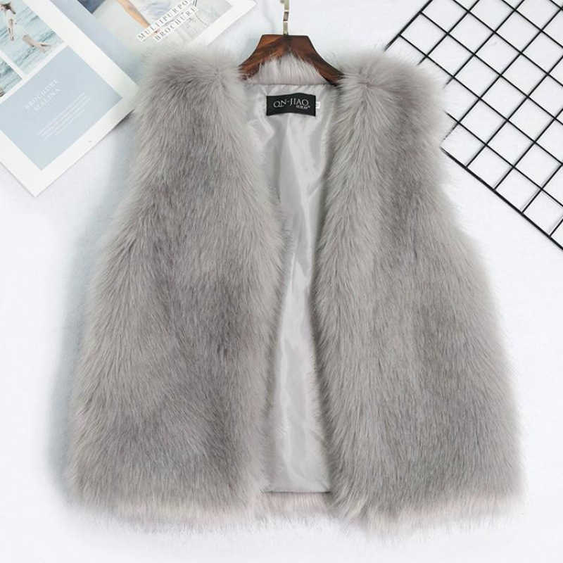 Whole skin eco-friendly fur vest water drop vest vest short extra thick fur mink Korean coat