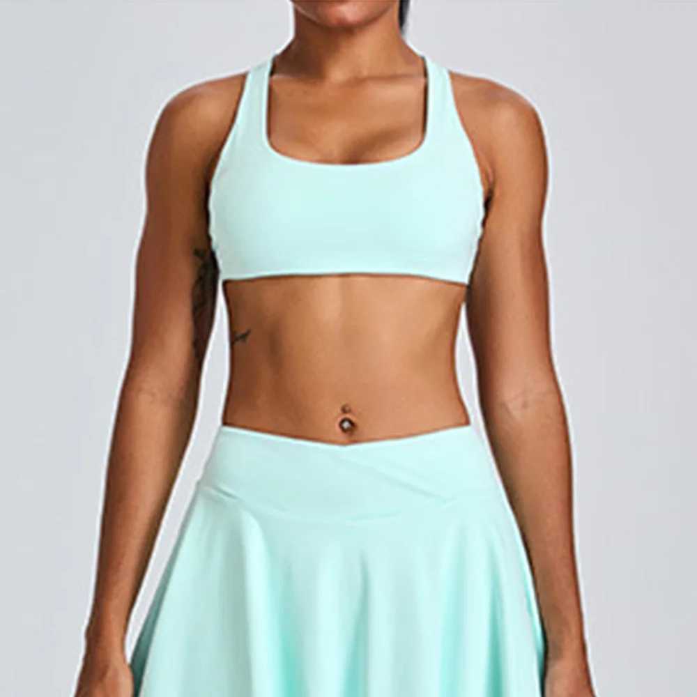 Active Shirts Tees Women Sports Bra High Strength Top Push Up Fitn Bra Underwear Sport Tops For Women Breathable Running Gym Vest Female Y250312ACQ5