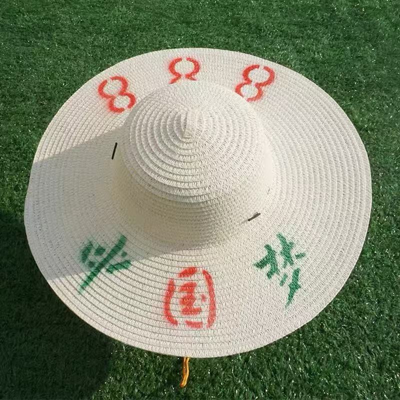 baseball cap Spring vintage grass woven rural eaves worker's straw hat hair batch weaving shading sun protection summer men's and women'