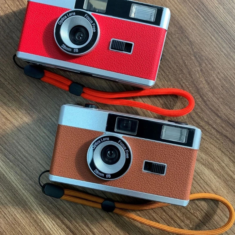 35mm film camera retro style unfocused reusable builtin flash easy for pography enthusiasts 250304