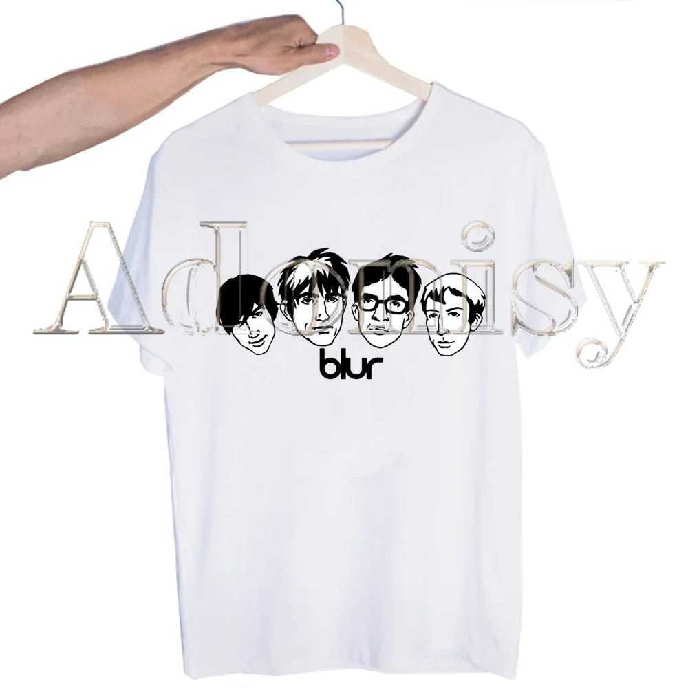 Blur Mens Tshirt Cute Printing Shirt Mens Fashion T-Shirt For Men Casual Tops Short Slve X250313